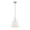 Z-Lite Z-Studio 1 Light Pendant, Matte White 726P-MW+BN - alternate 1
